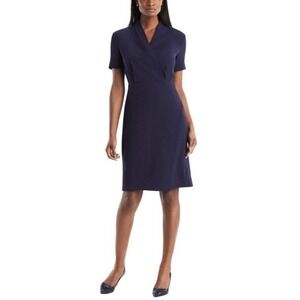 New MM Lafleur Dark Iris The Tory 5.0 Workwear Dress Size 4‎
